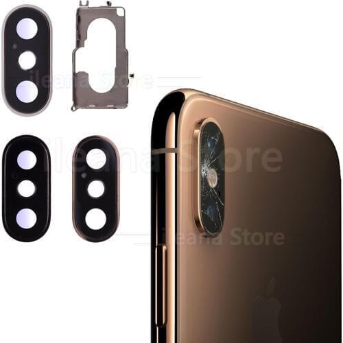 Sapphire Crystal Back Rear Camera Glass Ring For iPhone X Xs Max XR Camera Lens Ring Cover Original Replacement