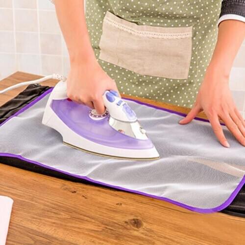 Ironing Board Heat Resistant Mesh Fabric Evenly Heated Pad Anti-slip And Anti-scald Insulation Pad Ironing Clothe Protector Mat
