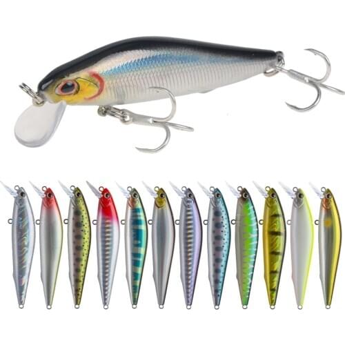 7cm 9cm Sinking Minnow 8g 11g Magic Wobbler Long Shot Crankbait Artificial Bait Hard Plastic Fishing Lure Quality Hook Pesca