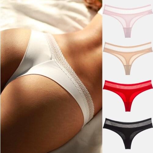 2021 New Women Underwear Lingerie Sexy cotton Panties for Women String Thongs Solid Seamless G-String Briefs Panties Underwear
