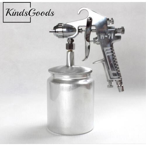 W-71 Air Compressor Paint Spray Gun Car Truck Sprayer 600ml DIY Tool