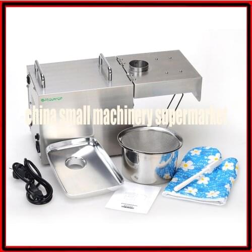 500-1500w Heat and Cold home oil press machine pinenut, cocoa soy bean olive oil press machine high oil extraction rate presser