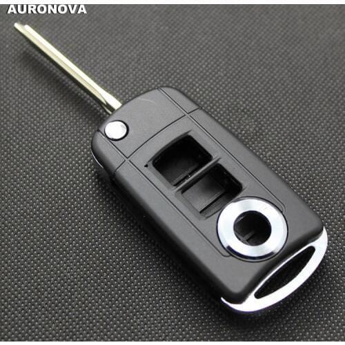 AURONOVA New Upgrade Flip Folding Key Shell for Toyota Camry 3 Buttons Modified Remote Car Key Case Classical type