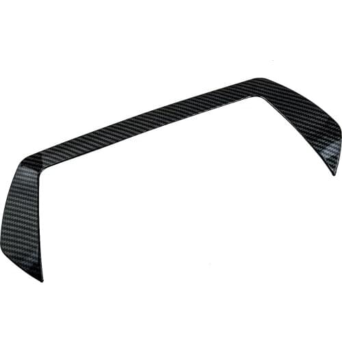 Car ABS Inner Front Dashboard GPS Navigation Panel Frame Cover Trim Carbon Fiber Style Fit for Nissan Sentra 2020 2021