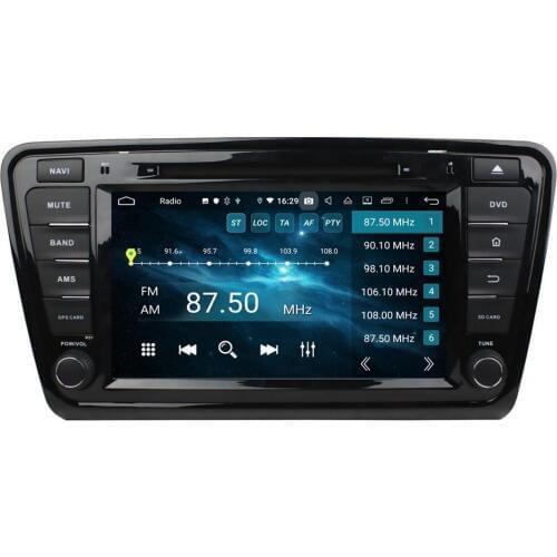 IPS DSP PX6 6-Core 1 din 8" Android 10.0 Car Radio DVD GPS for Skoda Octavia 2014 2015 2016 Head unit Bluetooth 5.0 WIFI CarPlay