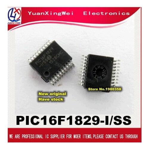 Free Shipping 10PCS PIC16F1829-I/SS SSOP20 PIC16F1829