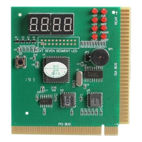 4-Digit LCD Display Analyzer Diagnostic Post Card for PC Motherboard Post Tester indicator with LED for mian board