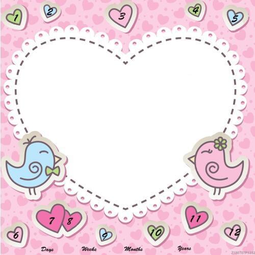 LIFE MAGIC BOX Polyester Baby Photos Milestone Portrait Photography Backdrops New Born Backgrounds Baby Shower Blanket