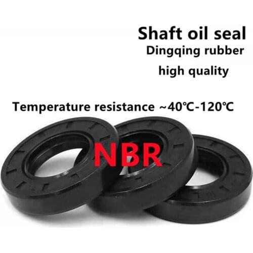 2pcs TC-52*70/71/72/73/74/75/76/78/80/81*7/8/9/10/12/13/15mm NBR Skeleton Shaft Oil Seal Nitrile Rubber Double Lip With Spring