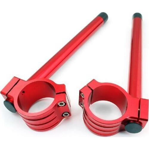 4 Color Motorcycle Racing Clip-ons Handle Bars 43mm Fit SUZUKI Bandit 1200 1200S ALL HandleBars Free Shipping