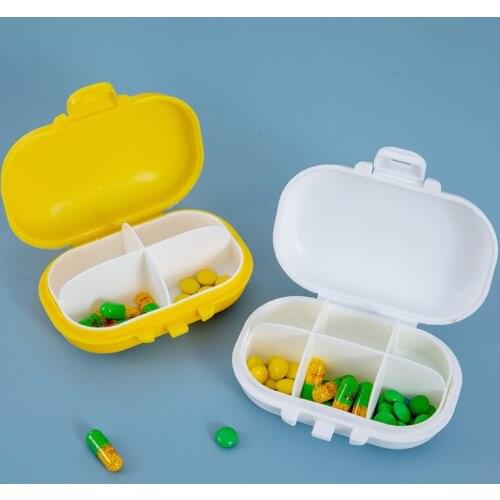 Medicine Pill Holder Tablet Cutter Splitter Pill Case Mini Useful Portable Storage Box Pill Tablet Pill Divider Medicine Boxes