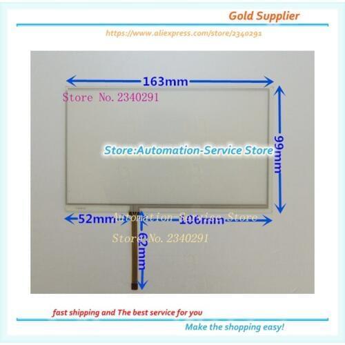 New 7 Inch Touch Screen For Car Navigation Screen Video Interphone Industrial Touch Panel 163*99