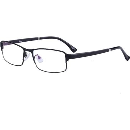 Myopia Presbyopia Prescription Eyeglasses blue light blocking glasses men full metal frame for men Gaming reading glasses 2.0