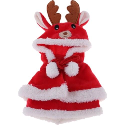 Handmade Reborn Doll Clothes Plush Cartoon Overcoat Dress Cloak Shoes Outfits For Mellchan Baby Doll Party Clothing Accessory