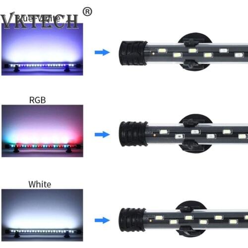 Fish Tank Submersible Lights LED High Brightness Aquarium Plant Grow Lamp Waterproof Fish Tank Light Underwater Fish Lamp