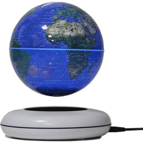 Home Decoration Magnetic Levitation 6 Inch Earth Rotated Floating Globe Festival Christmas New Strange Gift Children Toys