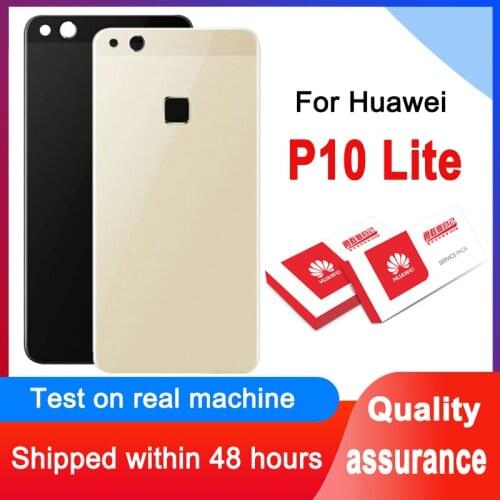 High Quality Back Housing Replacement For Huawei P10 Lite Back Cover Battery Glass With Camera Lens For P10 Lite Rear Cover
