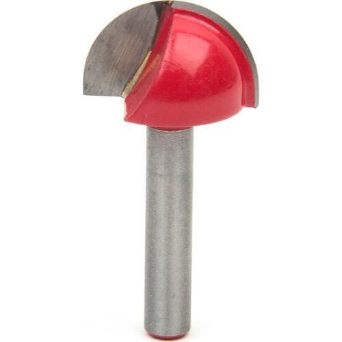 1pc 6mm Shank Corner Rounding Router Bit Woodworking Trimming Concave Radius Cutter Milling Tool