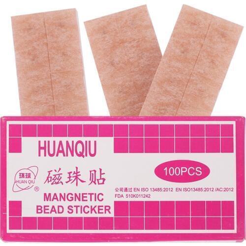 10 boxes 100 pcs Ear acupuncture massage seeds Magnetic beads stickers Ear needles