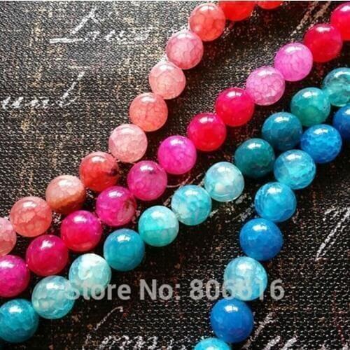 10MM 76Pcs/2strands 100% Natural Squama Rock Jewellery Loose Bead Strands Semi-Precious Stone Jewelry Beads