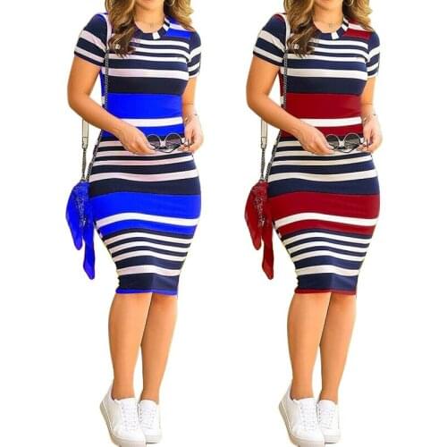 Летние платья в полоску ANGLIU China At AliExpress