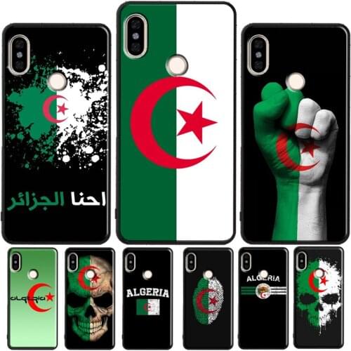 Flag of Algeria Case For Xiaomi Redmi 9 9A 9C 7A 8A 9T Back Cover For Redmi Note 10 Pro 7 8 9 Pro 8T 9S