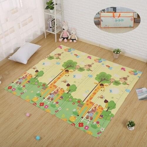 Childrens Folding Mat XPE Foam Baby Playmat Infant Carpet Puzzle Soft Floor Pad Toddler Blanket Toys For Kids Crawling Rug