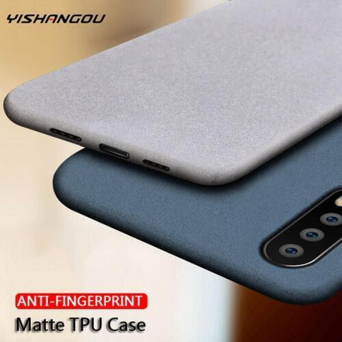 For Samsung A70 A50 S10 S9 S8 Plus Sandstone Slim Matte Case For Samsung S20 FE Note 20 10 9 8 Plus A21S A30 A40 S21 S20 Plus