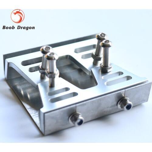 FVITEU CNC trim tab with plate set (76X19X54mm) for 40" or larger gas rc boat Sliver