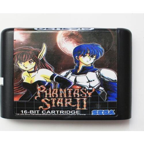 Phantasy Star 2 16 bit SEGA MD Game Card For Sega Mega Drive For Genesis