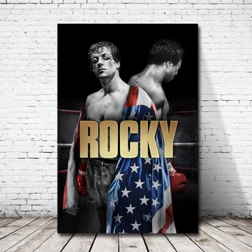 Rocky Movie Poster Canvas Painting Print Bedroom Home Decor Modern Wall Art Oil Artwork