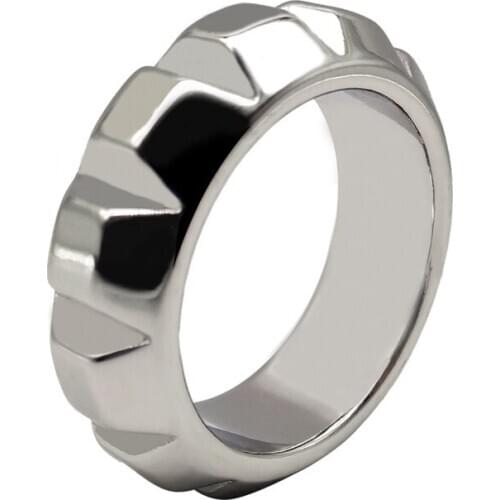 Metal Cock Ring Scrotum Bondage Cbt BDSM Lock Penis Rings Sex Toys For Men Adult Erotic Dick Delay Ejaculation Cockring