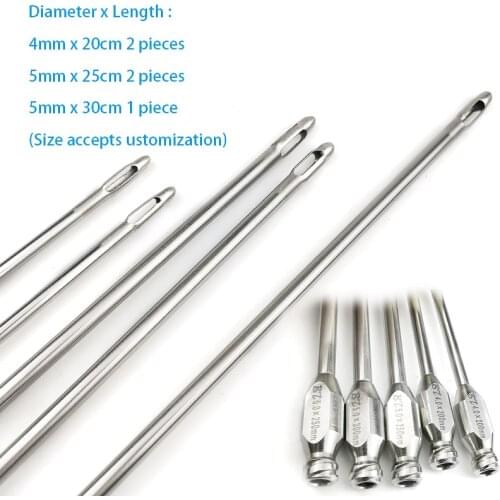 Basket Liposuction Cannula 5pcs Fat Transfer Liposuction Tools