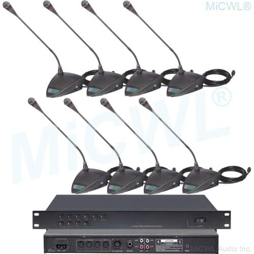 Pro Desktop Gooseneck Conference Microphone Built-in speaker System Conference Room Solution MiCWL A350M series A06