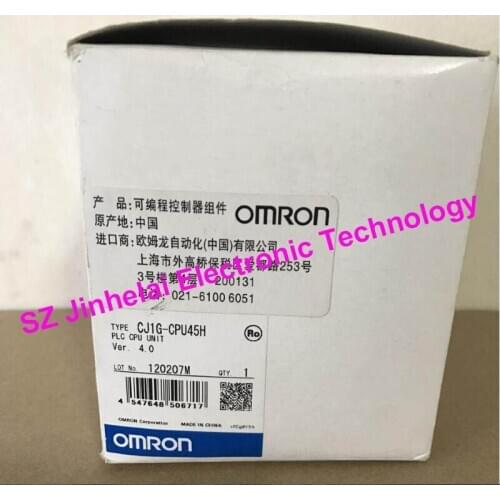 New and original CJ1G-CPU45H OMRON PLC CPU UNIT