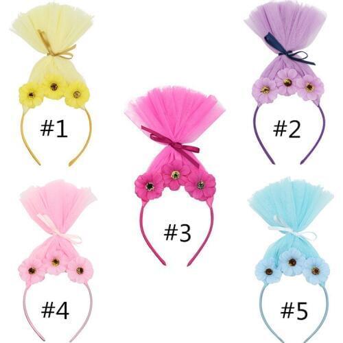 10pcs/lot ,13cm Cos wig flower headband festival show headdress headwear accessories