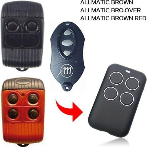 ALLMATIC BROWN BRO.OVER BROWN RED remote control gate remote control garage door remote control 433MHz