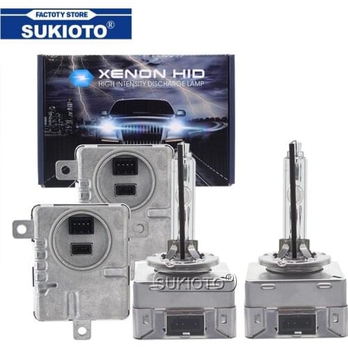 SUKIOTO Canbus Xenon D1S D3S 6000K 4300K 8000K 5000K 55W Ballast HID Xenon Headlight Kit 8K0941597C 8K0941597E For Audi VW