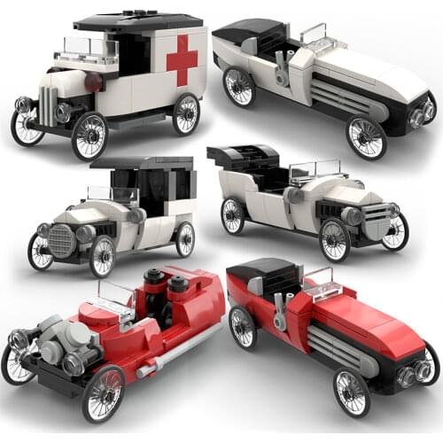 Super Race Car Old Classic City F1 Speed Champions Great Vehicle Racing Model Building Sports Kits Sets Sembo Blocks