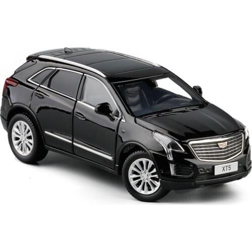 TAKARA TOMY 1:32 Model Car Boy Sound Light Toy Car Childrens Toy Gift Collection with Acousto-optic Return Force Cadillac XT5