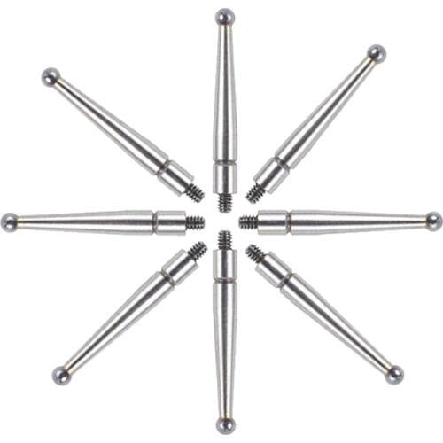 1pc Tungsten Carbide Indicator Contact Points For Interapid Mitutoyo Thread M1.6 Dial Test Indicator
