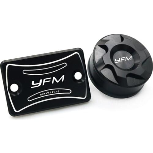2020 Front Rear Brake Fluid Reservoir Cover For YAMAHA YFZ450R YFZ 450R YFM 700R Raptor YFM700R Motorcycle Accessrioes