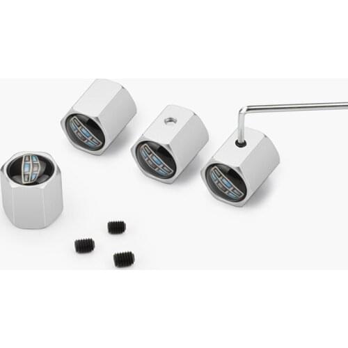 4PCS Car Accessories metal Wheel Tire Valve Caps for Geely Emgrand Ec7-Rv X7 Emgrand Ex7 7 Ec8 EC7 EC6-RV Car Styling