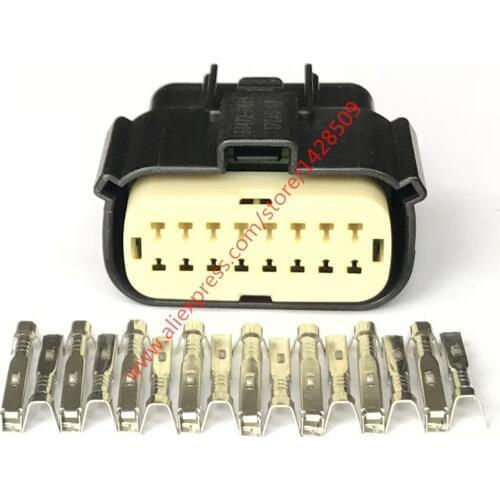 5 Sets 16 Pin Headlight Socket Automotive Female Connector 33472-1601 For Ford Focus Mondeo EDGE Fiesta