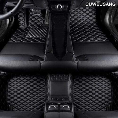 CUWEUSANG Custom Car floor Foot mat For jeep grand cherokee 2014 compass 2018 commander renegade waterproof car accessories