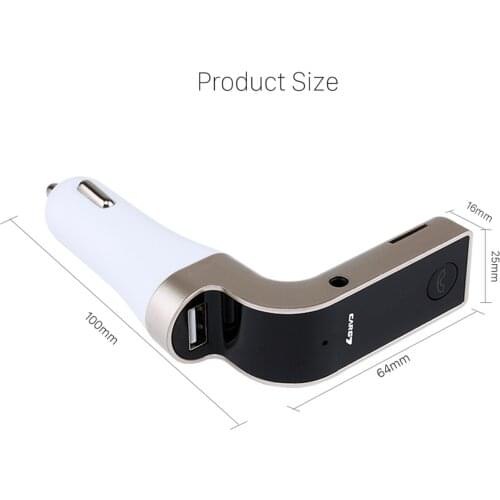 Car Charger USB Port BT Handsfree Call Car Chargers Car Charger Socket Adapter LED Display For Vehicle Dropshipping New