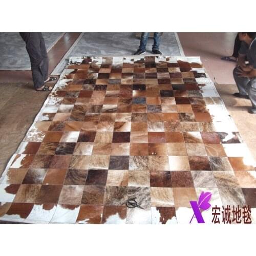 Free shipping 1 square meter 100% natural hand made cow leather wholesale exercise mats