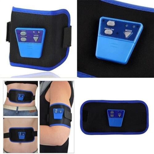AB Gymnic Health Care Electronic Muscle Stimulator Massage Belt Arm leg Waist Lose Weight Slimming Body Buliding Mini Massager