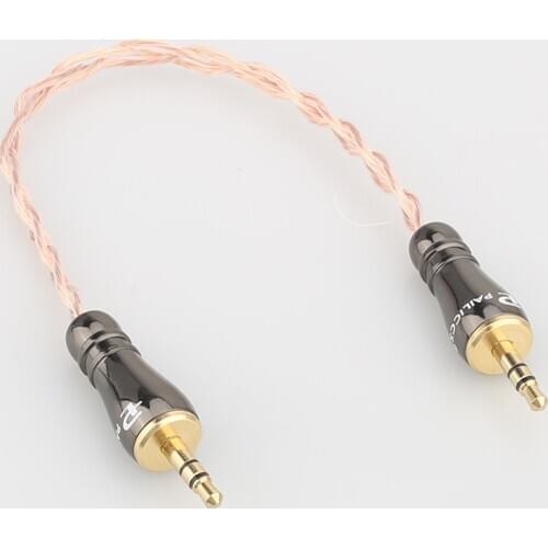 Hifi 3.5mm to 3.5mm Mini Stereo male to male Cable with 3.5mm plug 15cm