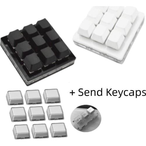 USB OSU Mini Keypad DIY Shortcut Custom 9 key Mechanical Keyboard With Keycaps For Photoshop Drawing Programming Gaming Keyboard